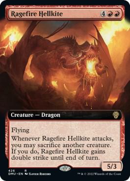 Ragefire Hellkite (Extended Art) 426 card from Dominaria United