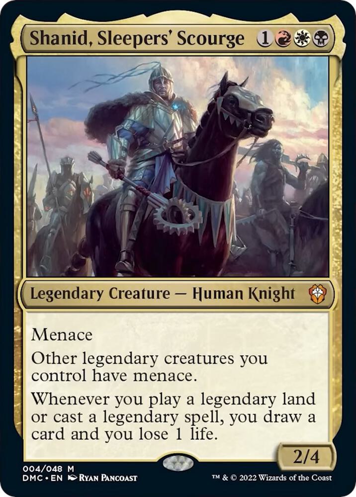 Shanid, Sleepers' Scourge 4 card from Commander: Dominaria United