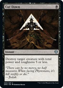 Cut Down 89 card from Dominaria United