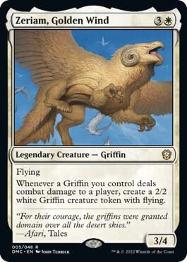 Zeriam, Golden Wind 5 card from Commander: Dominaria United