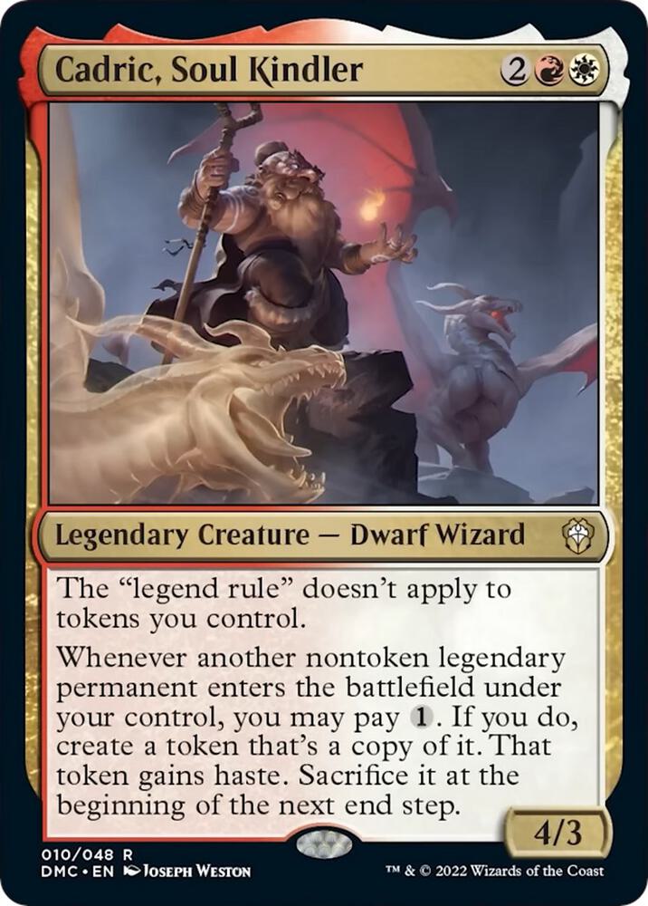 Cadric, Soul Kindler 10 card from Commander: Dominaria United