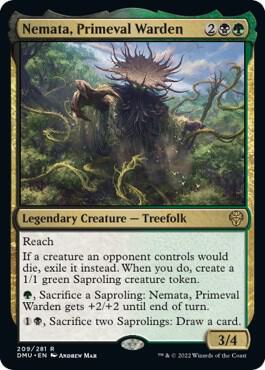 Nemata, Primeval Warden 209 card from Dominaria United