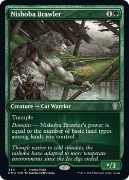 Nishoba Brawler 434 card from Promo Pack: Dominaria United