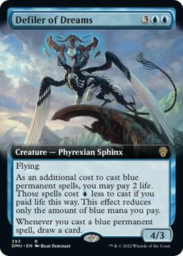 Defiler of Dreams (Extended Art) 393 card from Dominaria United