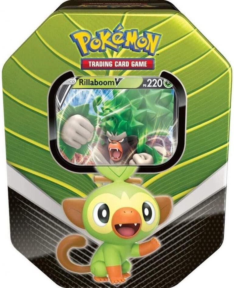 Galar Partners International Tin [Rillaboom V] card from SWSH01: Sword & Shield Base Set