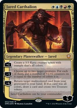 Jared Carthalion 2 card from Commander: Dominaria United
