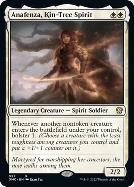 Anafenza, Kin-Tree Spirit 97 card from Commander: Dominaria United