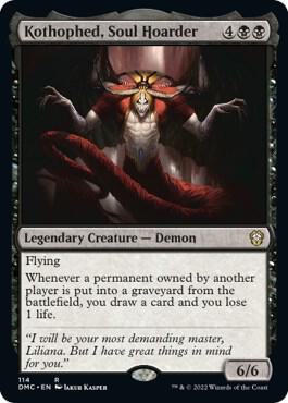 Kothophed, Soul Hoarder 114 card from Commander: Dominaria United