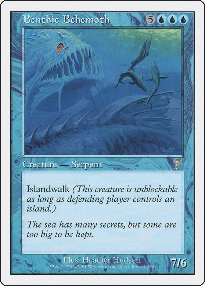 Benthic Behemoth 63 card from 7th Edition