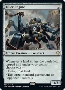 Tiller Engine 20 card from Commander: Dominaria United