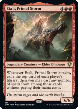 Etali, Primal Storm 121 card from Commander: Dominaria United