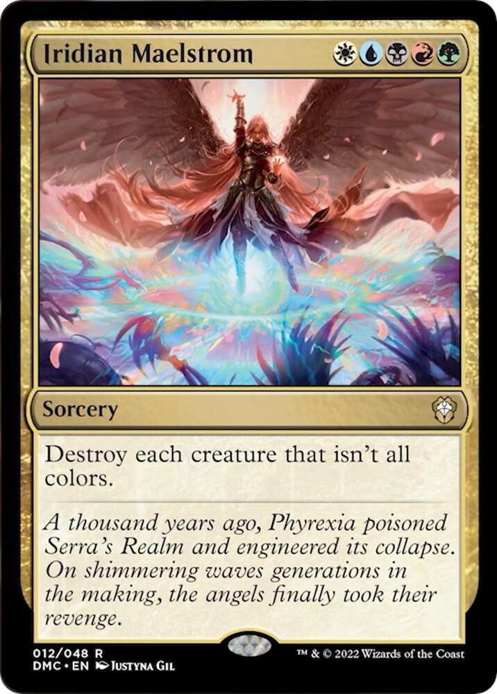 Iridian Maelstrom 12 card from Commander: Dominaria United