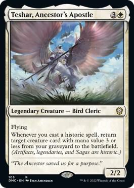 Teshar, Ancestor's Apostle 105 card from Commander: Dominaria United