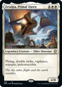 Zetalpa, Primal Dawn 108 card from Commander: Dominaria United