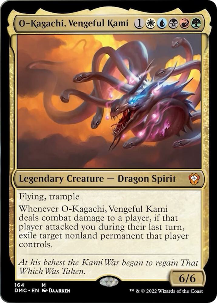O-Kagachi, Vengeful Kami 164 card from Commander: Dominaria United