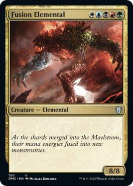Fusion Elemental 150 card from Commander: Dominaria United