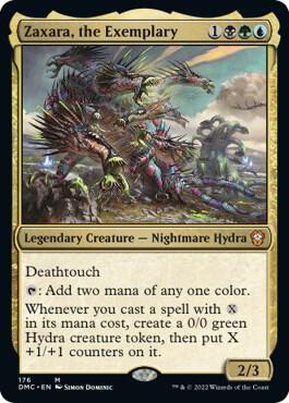 Zaxara, the Exemplary 176 card from Commander: Dominaria United