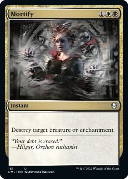 Mortify 161 card from Commander: Dominaria United