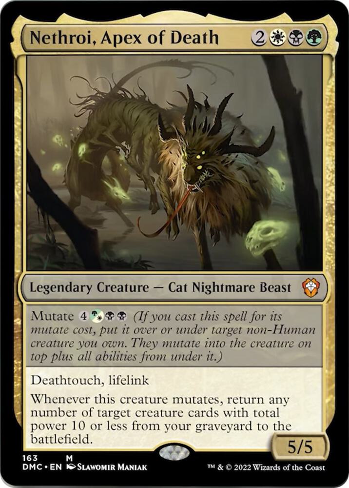 Nethroi, Apex of Death 163 card from Commander: Dominaria United