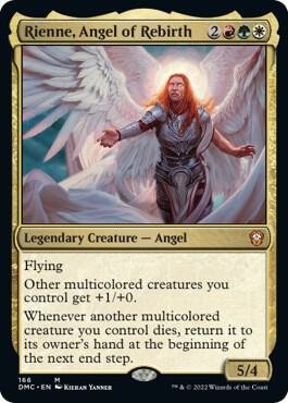 Rienne, Angel of Rebirth 166 card from Commander: Dominaria United