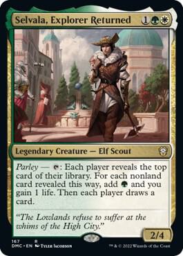 Selvala, Explorer Returned 167 card from Commander: Dominaria United
