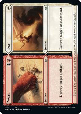 Wear // Tear 174 card from Commander: Dominaria United