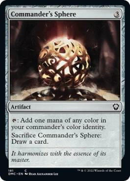 Commander's Sphere 181 card from Commander: Dominaria United