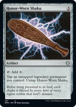 Honor-Worn Shaku 187 card from Commander: Dominaria United