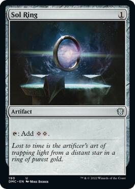 Sol Ring 190 card from Commander: Dominaria United