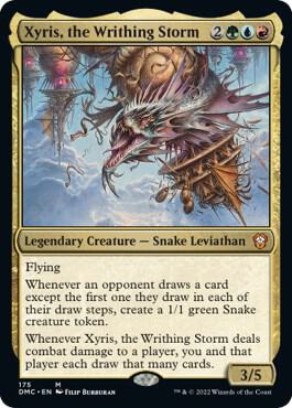 Xyris, the Writhing Storm 175 card from Commander: Dominaria United