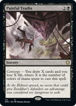 Painful Truths 116 card from Commander: Dominaria United