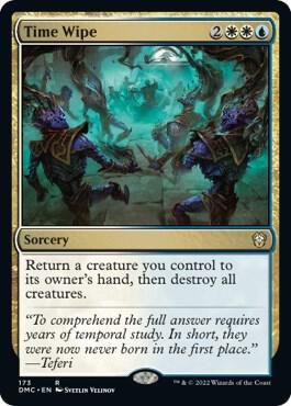 Time Wipe 173 card from Commander: Dominaria United