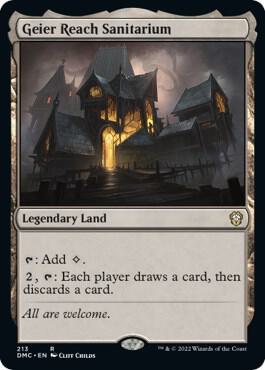 Geier Reach Sanitarium 213 card from Commander: Dominaria United