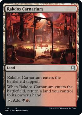 Rakdos Carnarium 226 card from Commander: Dominaria United