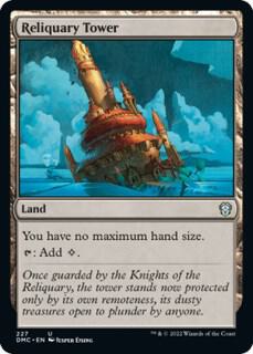 Reliquary Tower 227 card from Commander: Dominaria United