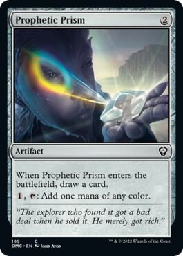 Prophetic Prism 189 card from Commander: Dominaria United