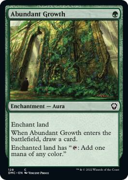 Abundant Growth 128 card from Commander: Dominaria United