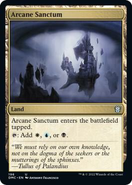 Arcane Sanctum 196 card from Commander: Dominaria United