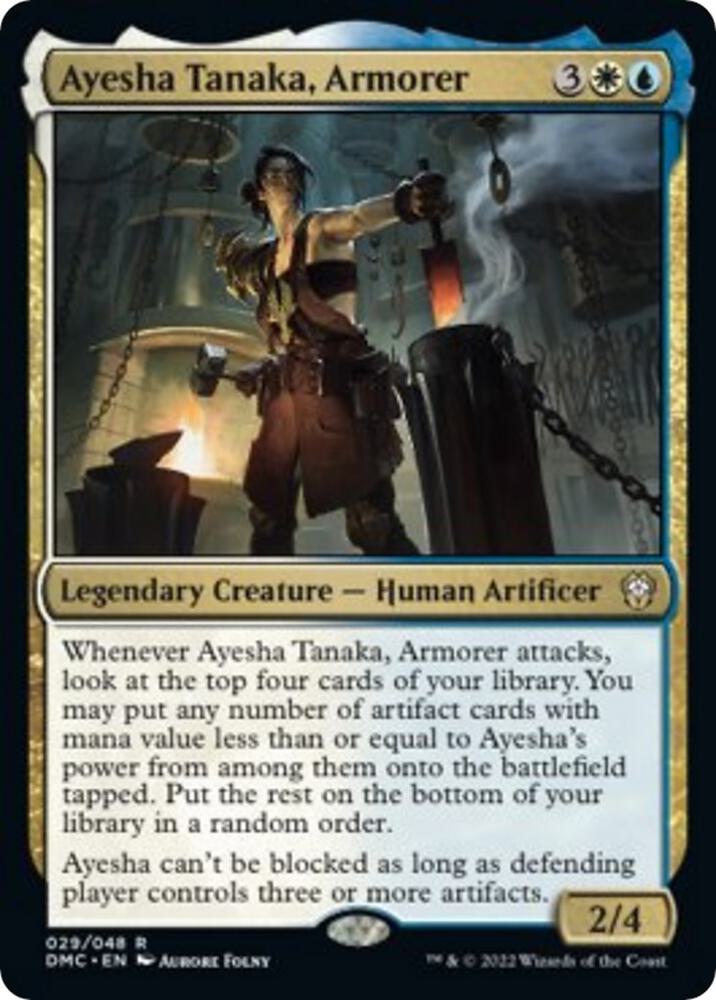 Ayesha Tanaka, Armorer 29 card from Commander: Dominaria United