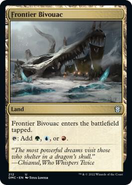 Frontier Bivouac 212 card from Commander: Dominaria United