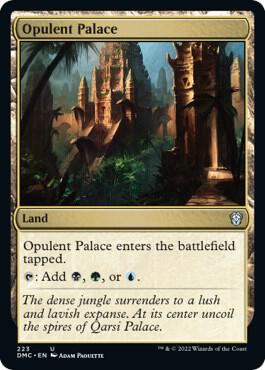 Opulent Palace 223 card from Commander: Dominaria United