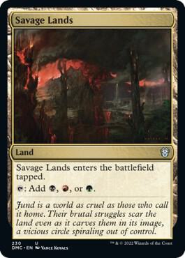 Savage Lands 230 card from Commander: Dominaria United