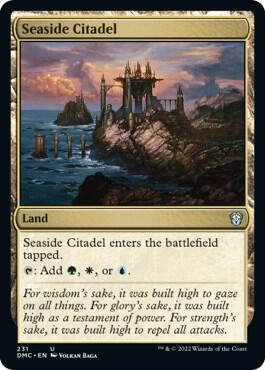 Seaside Citadel 231 card from Commander: Dominaria United