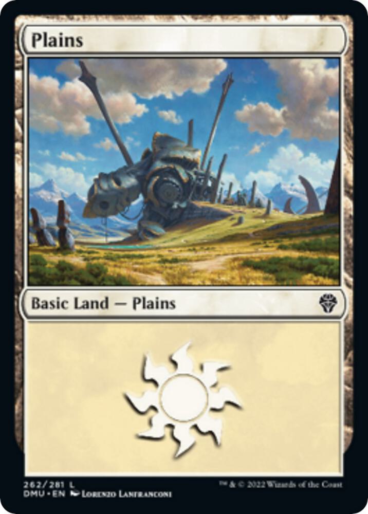 Plains 262 card from Dominaria United