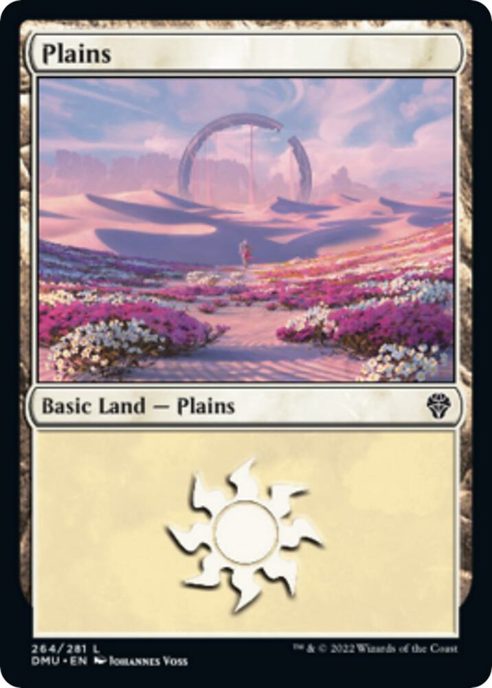 Plains 264 card from Dominaria United