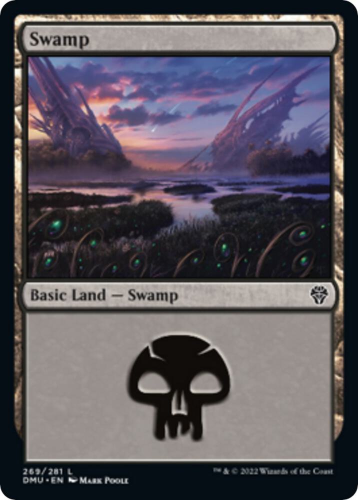 Swamp 269 card from Dominaria United