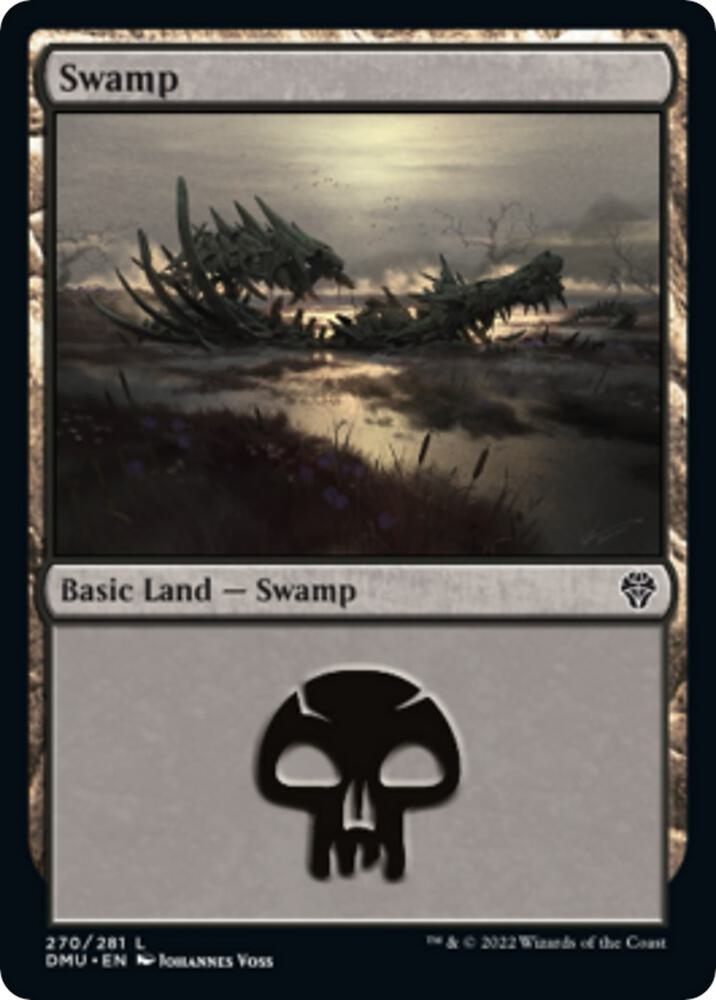 Swamp 270 card from Dominaria United