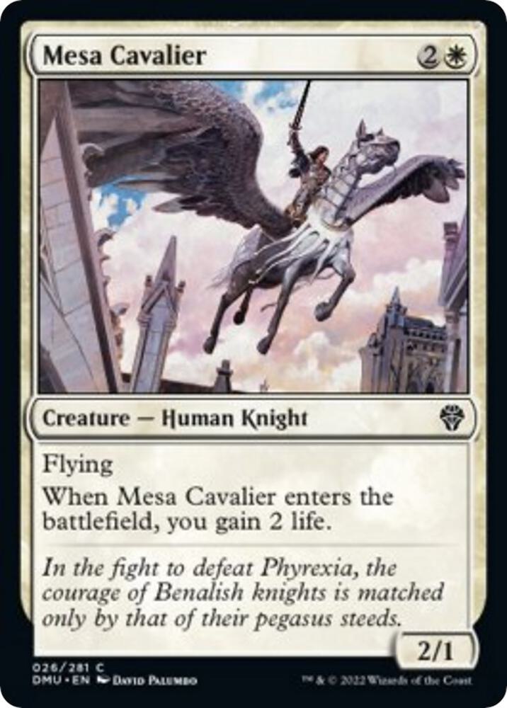 Mesa Cavalier 26 card from Dominaria United