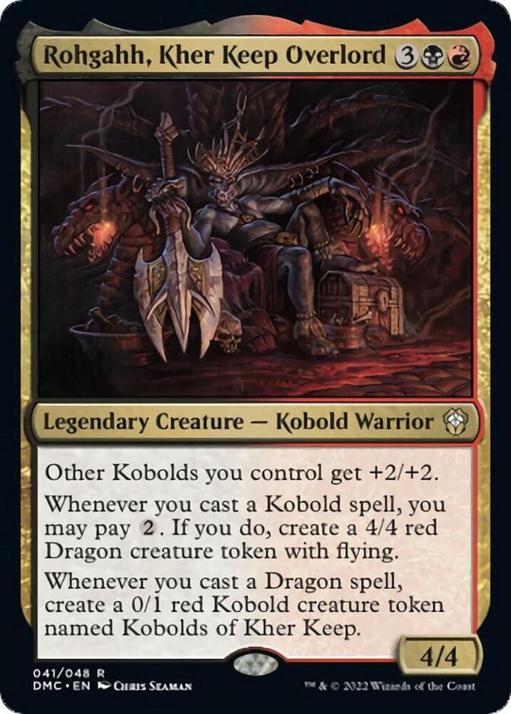 Rohgahh, Kher Keep Overlord 41 card from Commander: Dominaria United