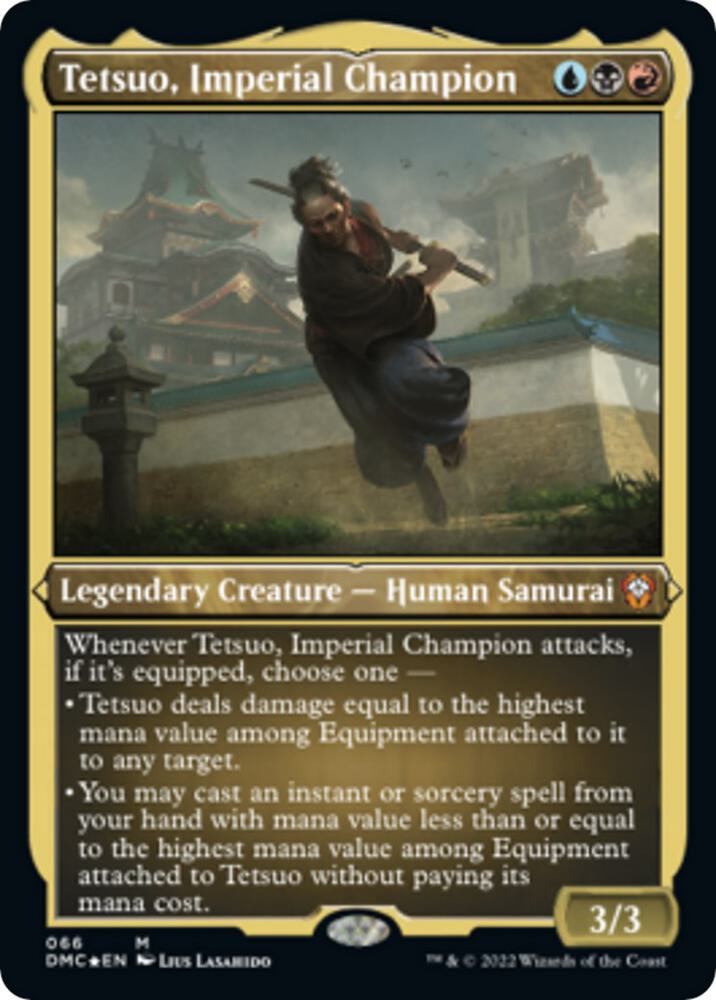 Tetsuo, Imperial Champion (Foil Etched) 66 card from Commander: Dominaria United